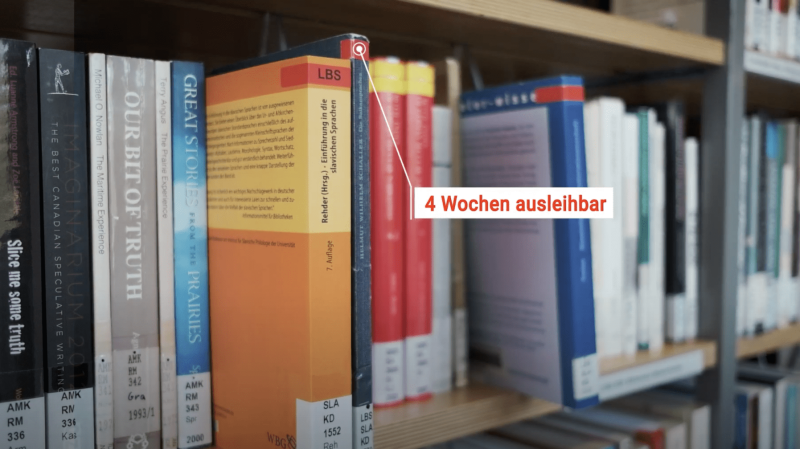 Platzhalterbild — Ein Bücherregal mit vielen Fachbüchern