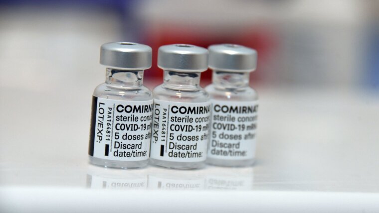 Impfdosen für Covid-19-Impfungen.