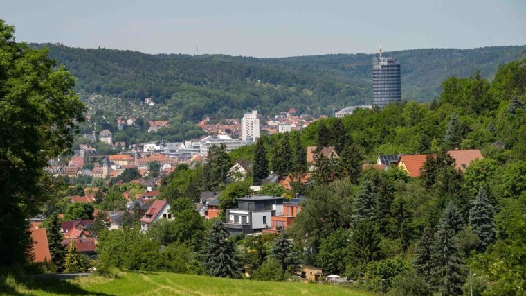 View of the city of Jena