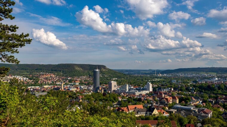 Jena - Ausblick vom Landgrafen