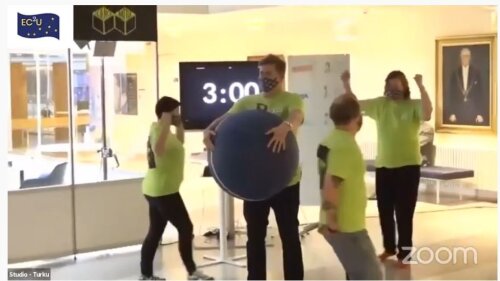 Science Battle 2021: Team Turku plays solar system