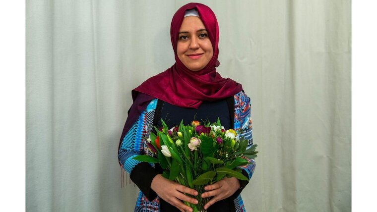 Die Three-Minute-Thesis-Wettbewerb-Gewinnerin des Jahres 2022: Heba El-Shorafa