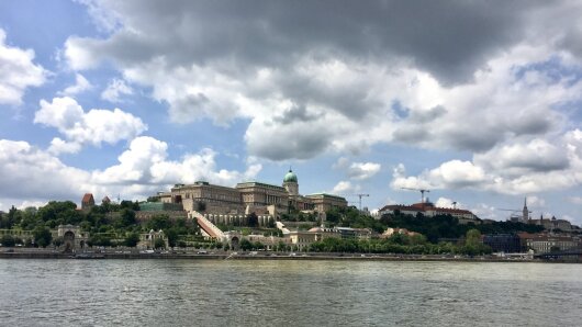 Budapest Sicht vom Fluss