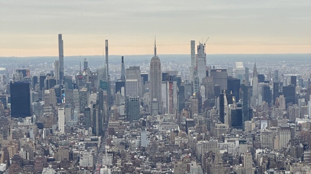 Die Skyline von New York.