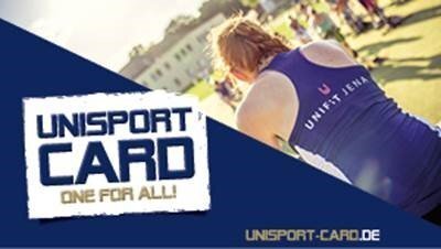 UniSport Card-Werbung