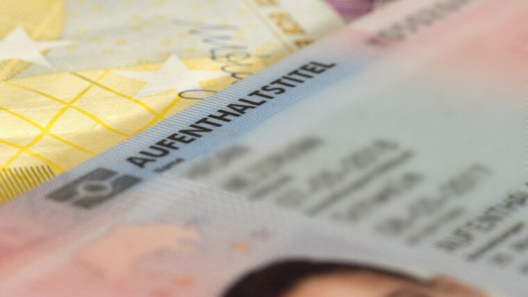 Picture of a residence permit