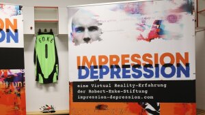 Plakat zur Ausstellung Impression Depression