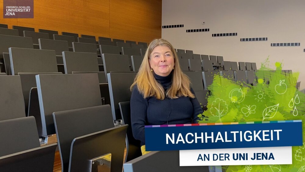 Platzhalterbild — Prof. Dr. Caroline Rosenthal spricht über Nachhaltigkeit in der Lehre.