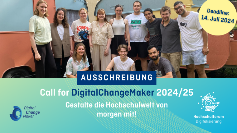 Gruppenbild der DigitalChangeMaker-Kohorte 2023/24.