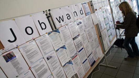 Jobwand mit Ausschreibungen