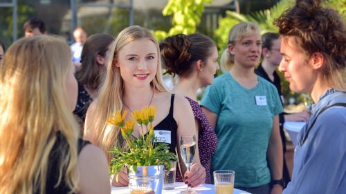 Studierende beim Get-Together 2023